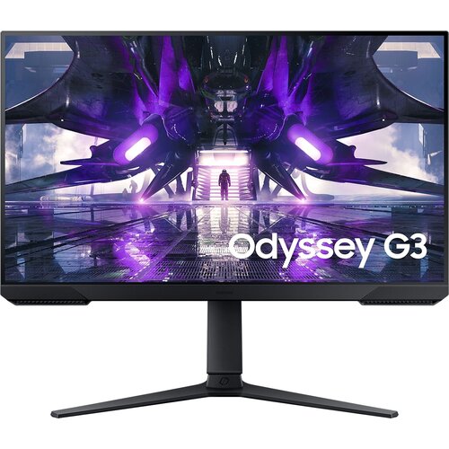 SAMSUNG Монитор Samsung 27 Odyssey G3 S27AG320NI черный VA LED 1ms 169 HDMI полуматовая HAS Piv 250cd 178гр178гр 1920x1080 165Hz FreeSync Premium DP 48кг LS27AG320NIXCI 2109000₽
