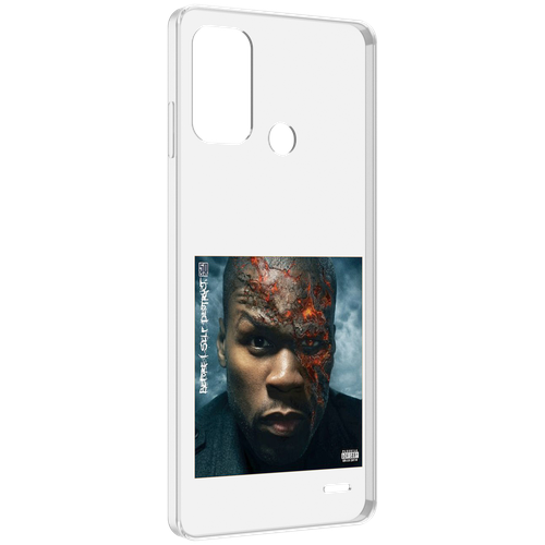 Чехол MyPads 50 Cent - Before I Self Destruct мужской для ZTE Blade A52 задняя-панель-накладка-бампер