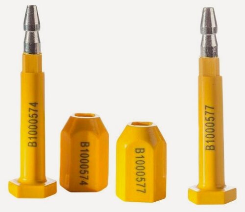 Изображение товара Пломба стержневая контейнерная, желтая,10шт/уп С-3-2201 899737