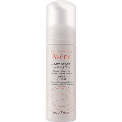 AVENE очищающая пенка для лица и области вокруг глаз, 150 мл avene пенка mousse nettoyante очищающая для лица и области вокруг глаз 150 мл