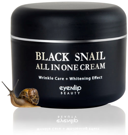 Крем для лица с экстрактом черной улитки Eyenlip Beauty Black Snail All In One Cream