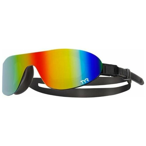 фото Очки для плавания tyr shades mirrored, pink/rainbow