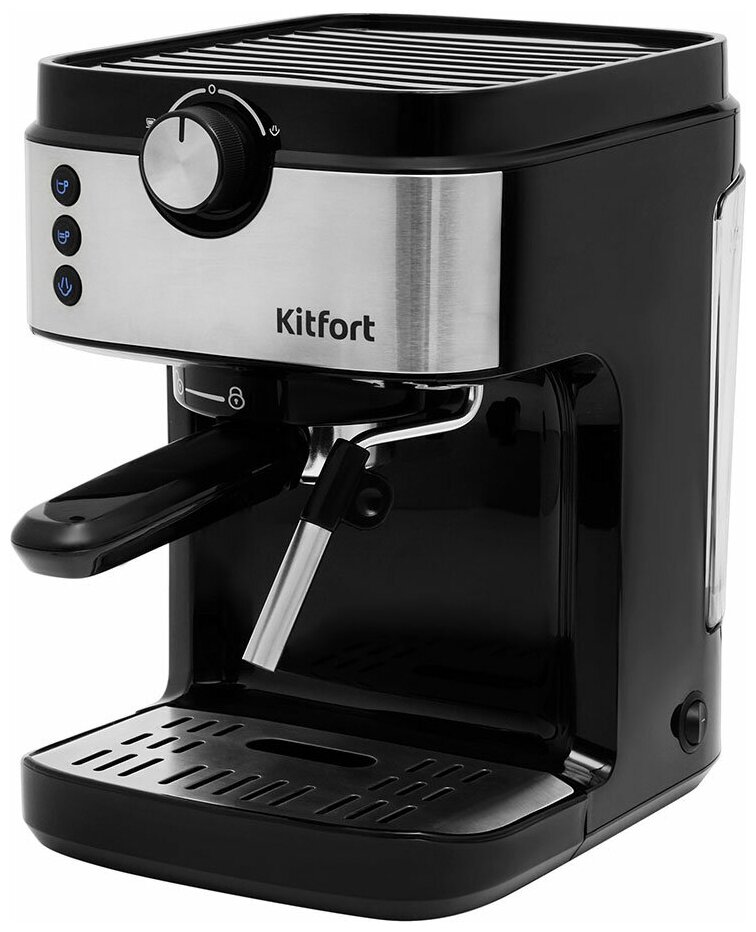 Кофеварка  рожковая Kitfort KT-742, черный