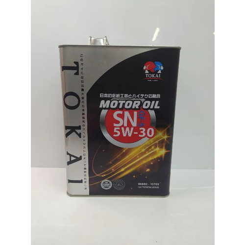 Моторное масло TOKAI Motor Oil SN 5W-30 Синтетическое 4 л