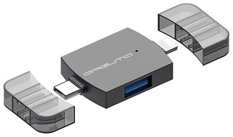 Картридер OTG (USB Lightning Type-C) OT-PCR26 Орбита