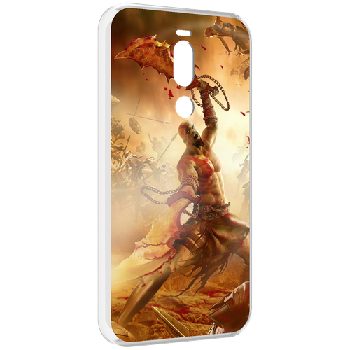 Чехол MyPads God Of War III для Meizu X8 задняя-панель-накладка-бампер чехол mypads god of war iii для tecno pova 3 задняя панель накладка бампер