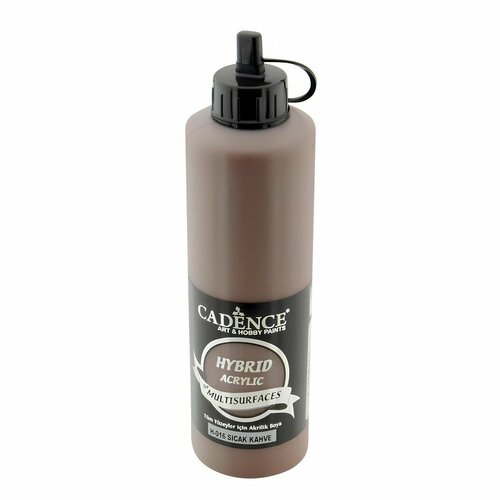 Акриловая краска Cadence Hybrid Acrylic Paint, 500 ml. Warm Brown H-016 seresstore artdeco acrylic wood paint 500 ml brown