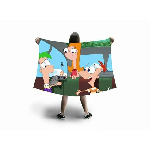 Флаг большой Финес и Ферб, Phineas and Ferb №15