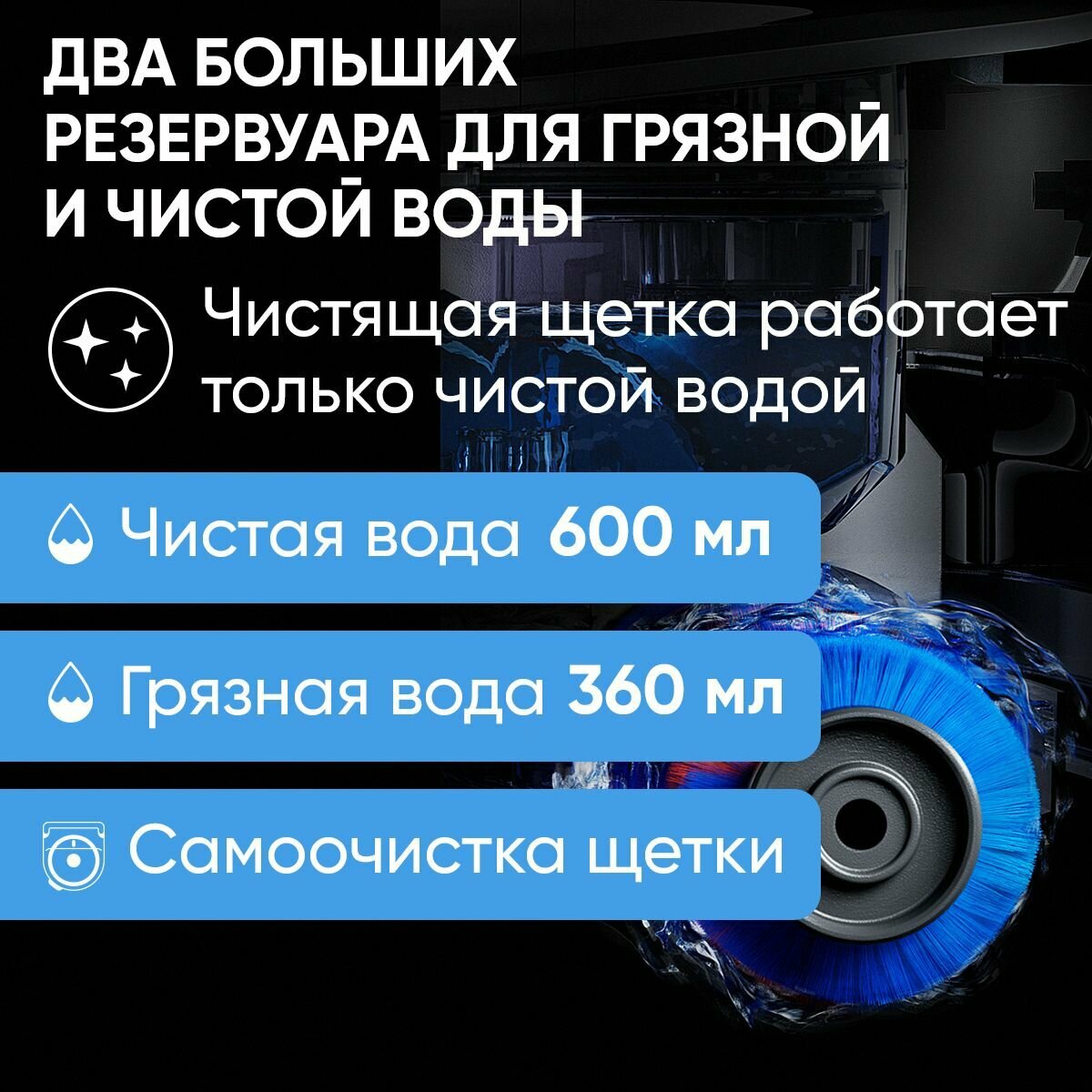 Робот-пылесос Smartmi VortexWave Robot Vacuum Cleaner