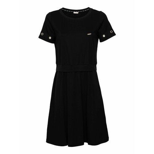 Платье LIU JO, размер M, черный платье liu jo вечернее прилегающее мини размер m черный