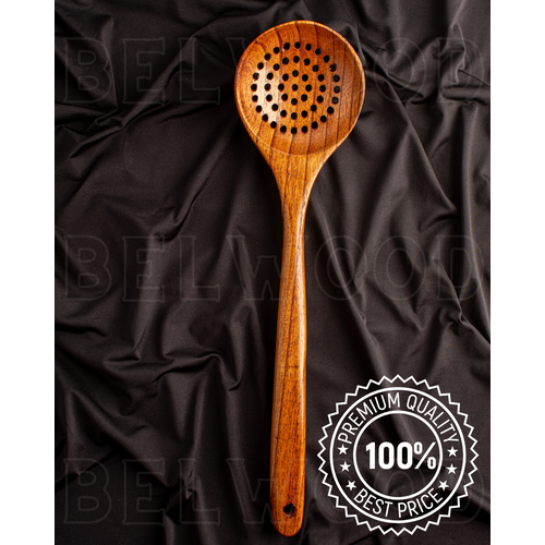 Шумовка ложка для казана деревянная большая