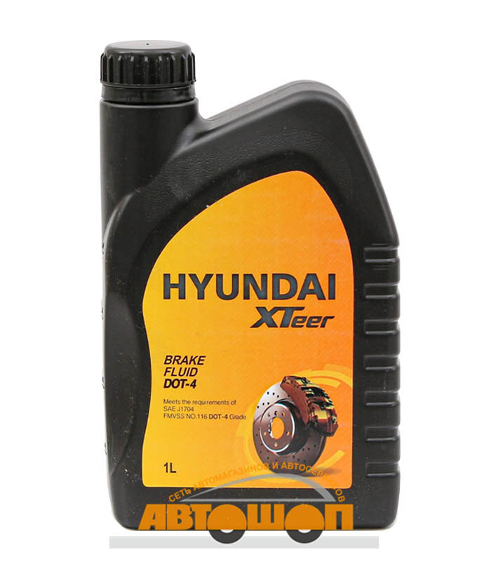 HYUNDAI XTeer Brake Fluid DOT-4 15*1 lt Жидкость тормозная