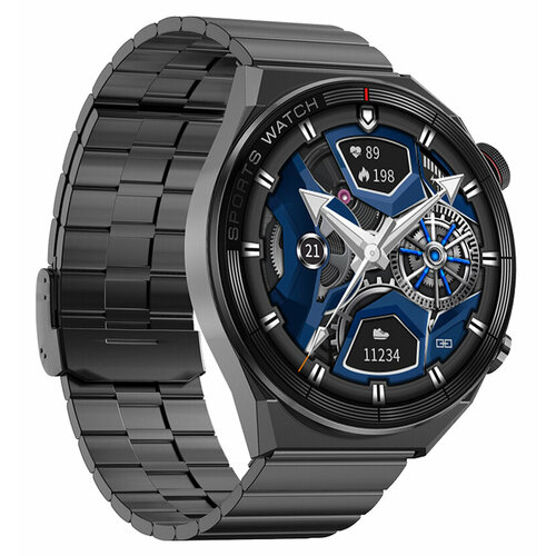 Смарт часы DT3 max Smart Watch Умные часы 3 ремешка черные 3790₽