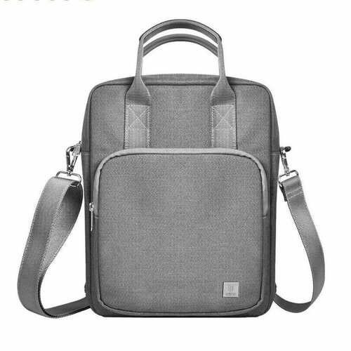 Сумка для ноутбука WiWU Alpha Vertical Double Layer Bag для iPad 12.9 / MacBook 13.3 дюйма - Серая