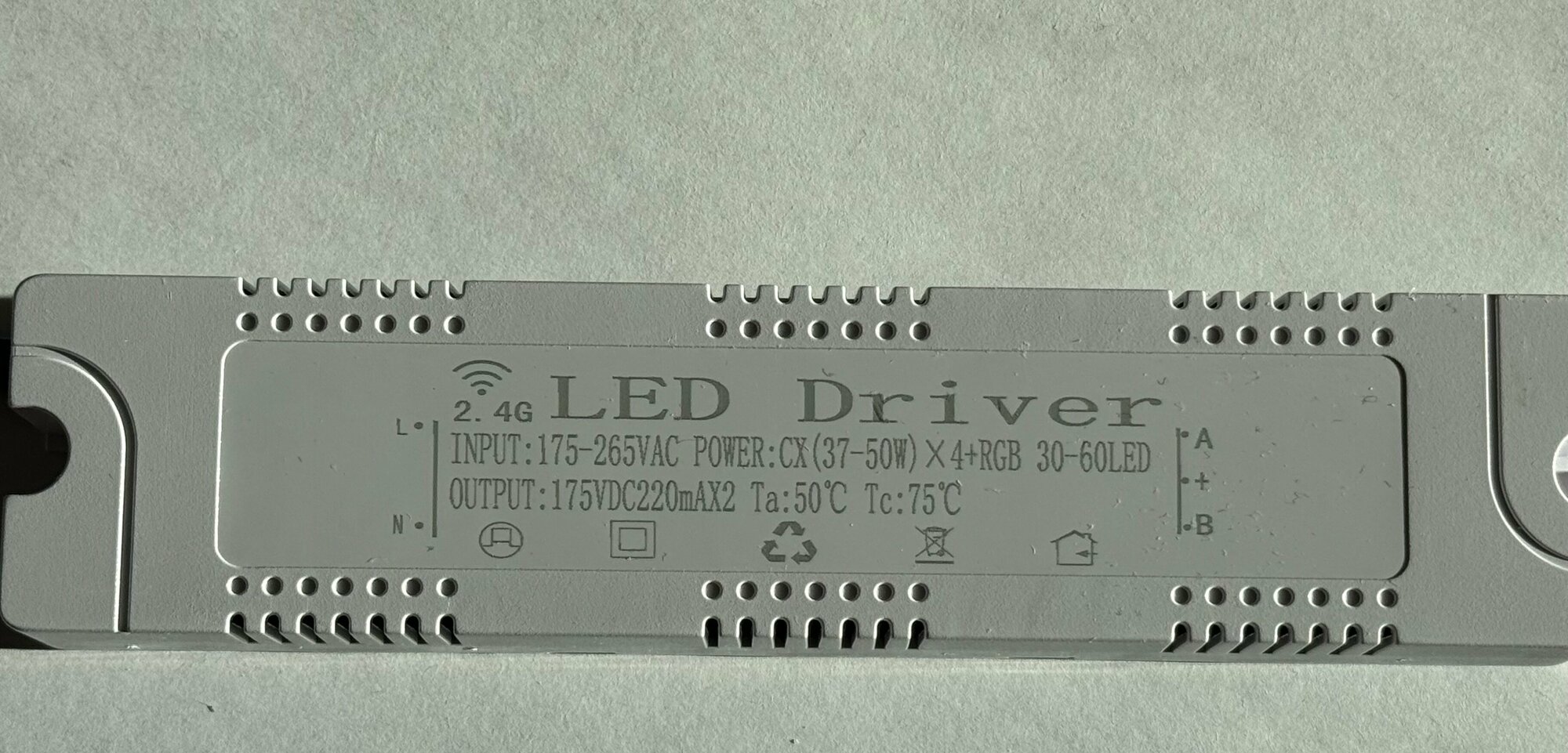RGB драйвер 37-50х4+RGB 30-60 LED