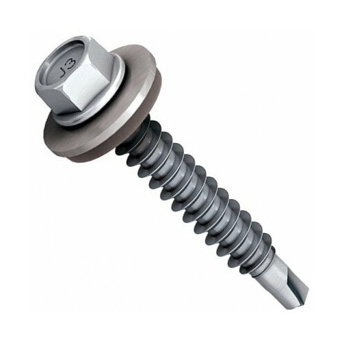 Саморез кровельный с буром и EPDM прокладкой JT3-2-6,0х35 мм E16 EJOT 3595711321, нержавеющая сталь A2