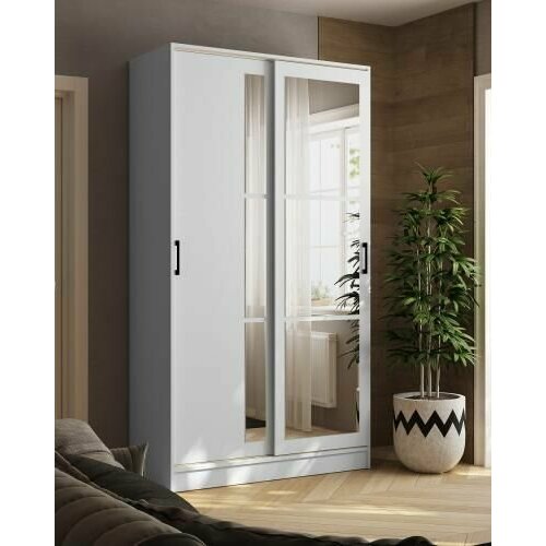 Шкаф-купе Стиль-2 120 ЛДСП белый 12001x220x5201 см 23693₽