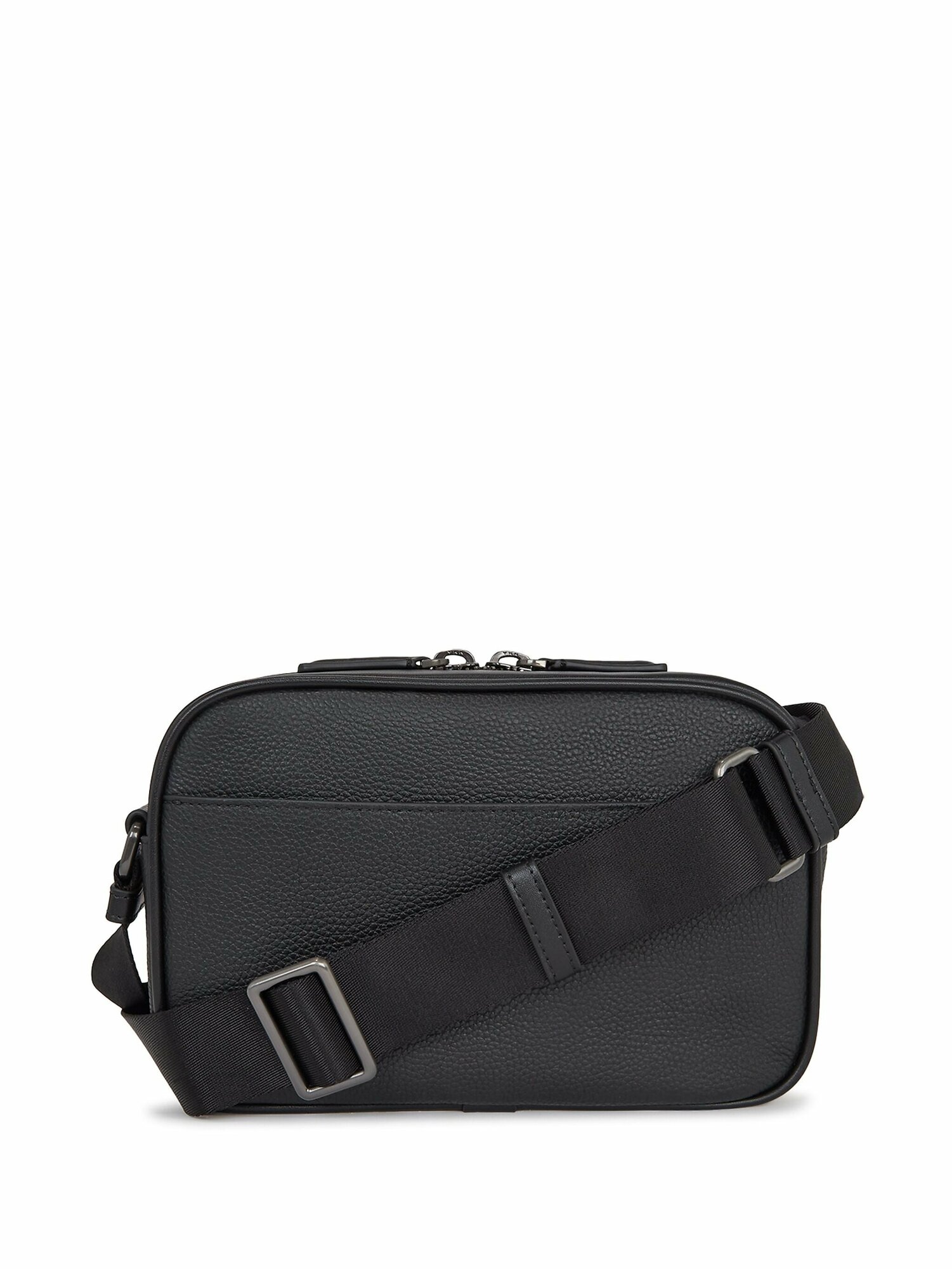 Сумка кросс-боди Karl Lagerfeld Essential, фактура зернистая, черный — фото 1