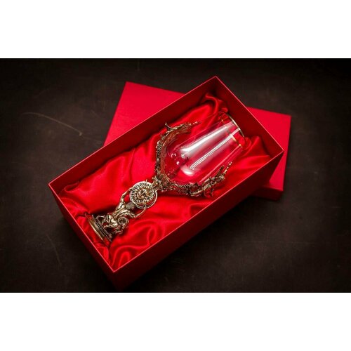 Бокал для вина Мастерская России Знаки зодиака. Овен, в подарочной коробке