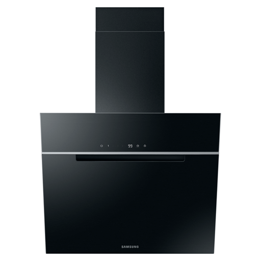 Вытяжка Samsung NK24C7070WB/UR, наклонная, 752 м3/ч, 4 скорости, черная