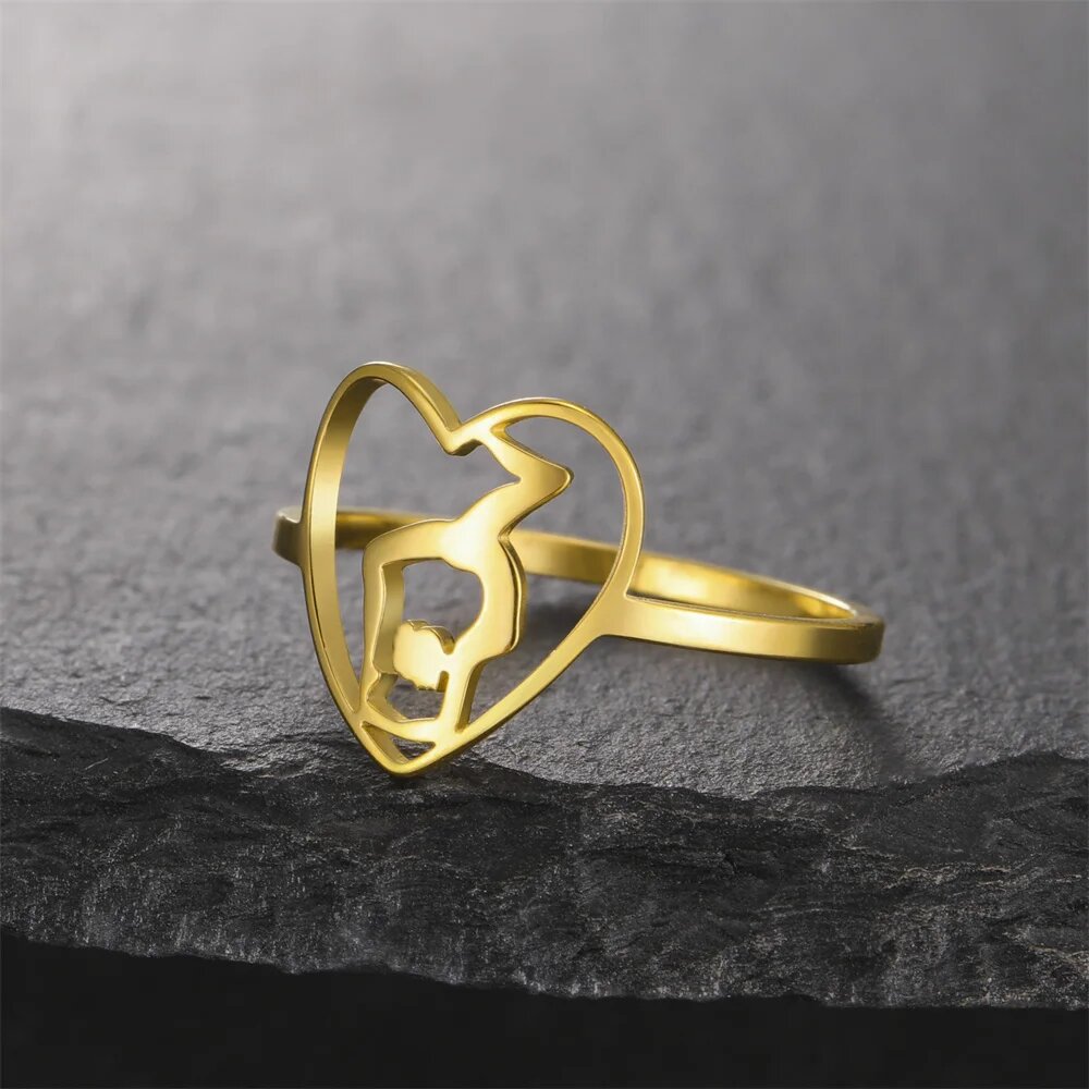 Гимнастические кольца My Shape из нержавеющей стали D Gold Color 7