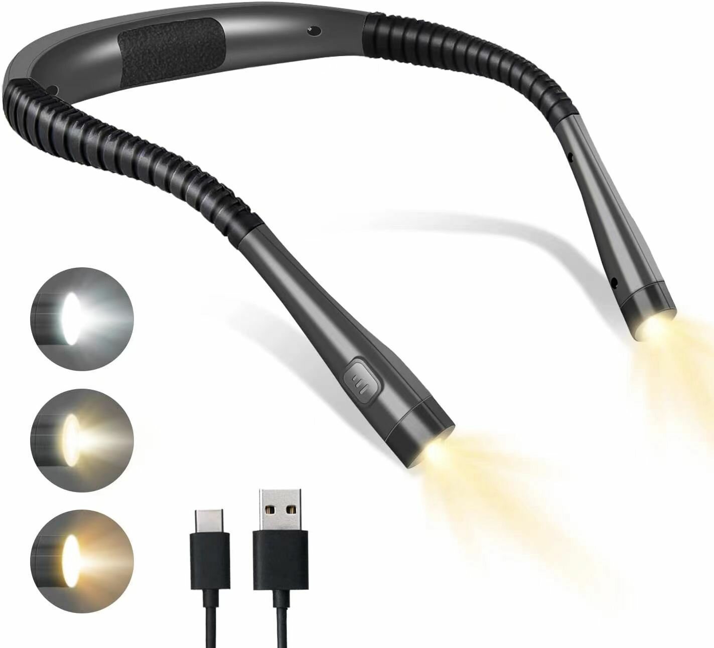 Фонарь Кемпинговый, гибкий, светодиодный, беспроводной, с USB зарядкой, 80 лк