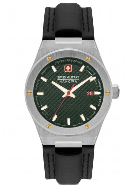 Наручные часы Swiss Military Hanowa Наручные часы Swiss Military Hanowa Land Sidewinder, черный, зеленый