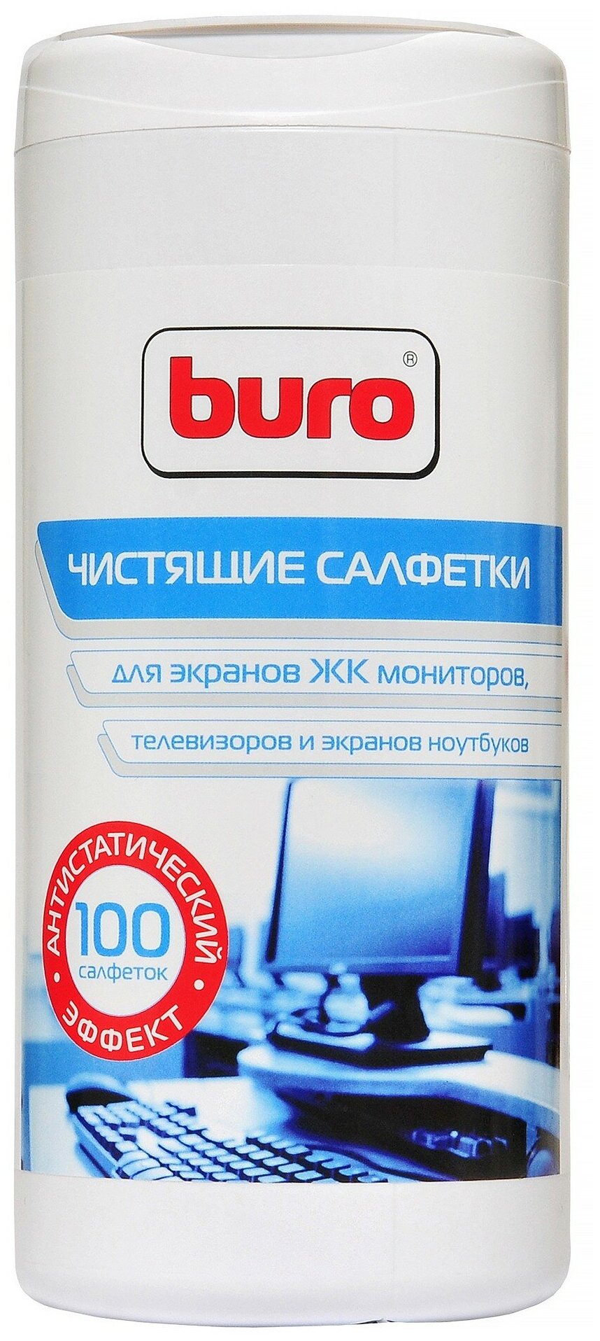 Влажные салфетки BURO BU-TSCREEN 100 шт