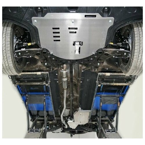 Защита ТСС картера, КПП, топливного бака и заднего редуктора Hyundai Palisade ZKTCC00485K (с 2021 г. в.)