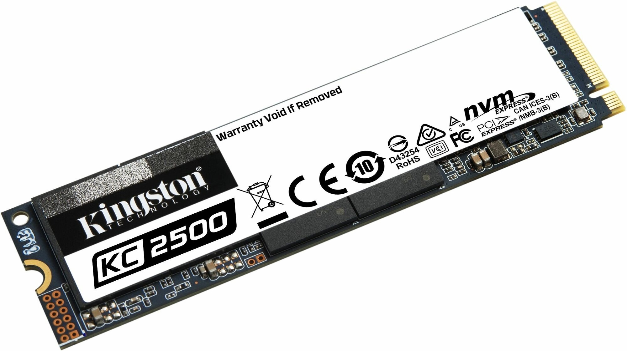 SSD накопитель KINGSTON KC2500 1ТБ, M.2 2280, PCI-E x4, NVMe - фото №5