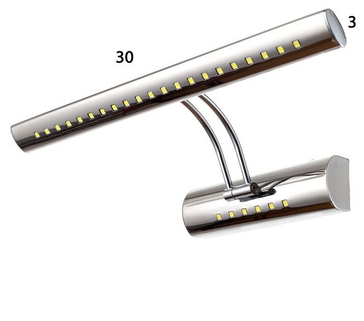 Светильник-подсветка "Лаго" LED 5Вт 6000K хром 40x15х6 см - фотография № 6