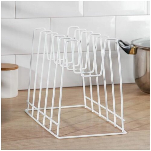 MARU Подставка под крышки настольная 5 предметов 2916215 см цвет белый 1034₽