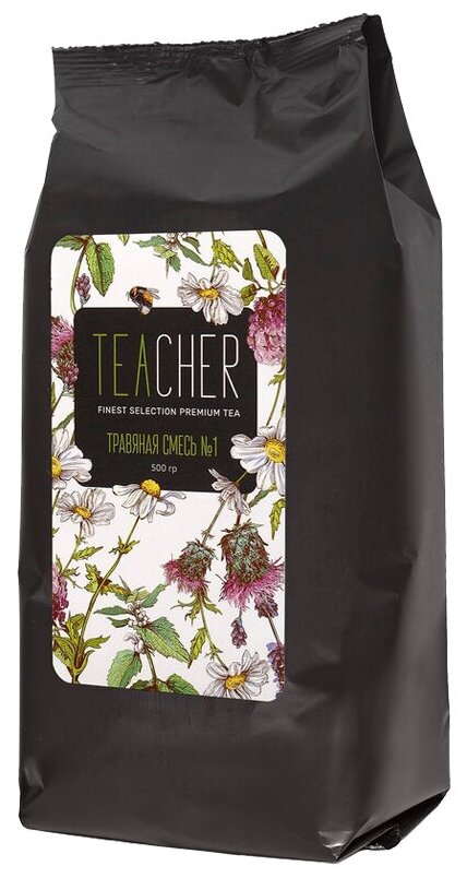 Чай TEACHER Травяная смесь №1 500 г травяной натуральный цветочный детокс рассыпной весовой - фотография № 5