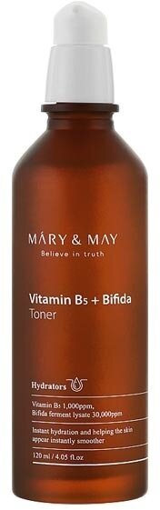 Тонер с бифидобактериями и витамином B5 | Mary&May Vitamine В5+ Bifida Toner 120ml