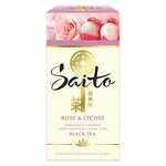 Чай черный Saito Rose & Lychee в пакетиках - изображение