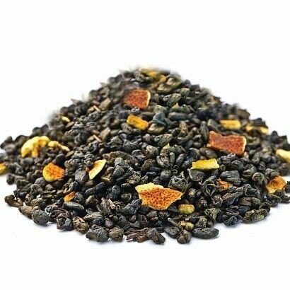 Ганпаудер Граф Грей. Китайский элитный чай с добавлением цедры апельсина, цветов липы и бергамота 200 гр