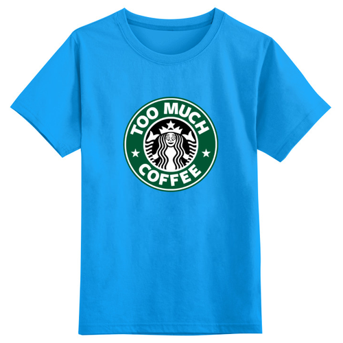 Too Much Coffee 727314 4XS голубой