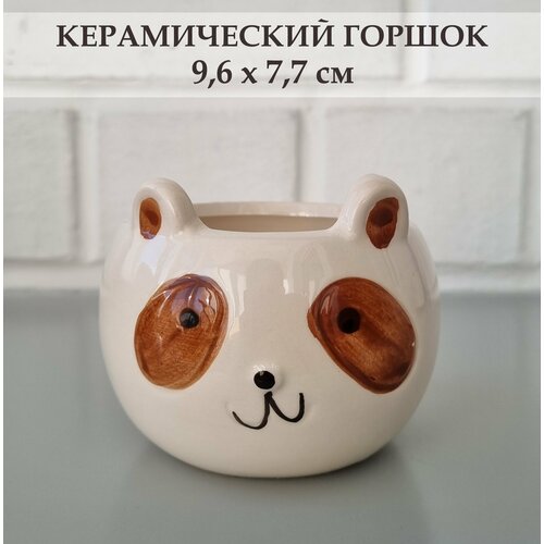 Керамический горшок для суккулентов и кактусов 