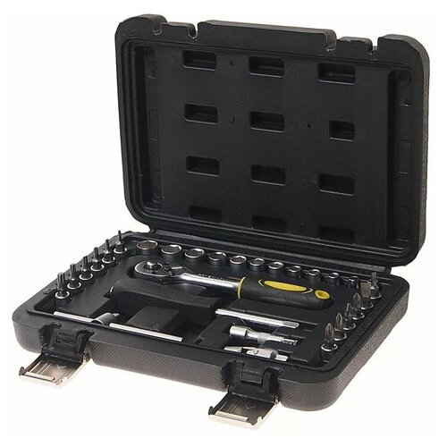 фото Набор торцевых головок эврика er-tk30, 30 предм., черный