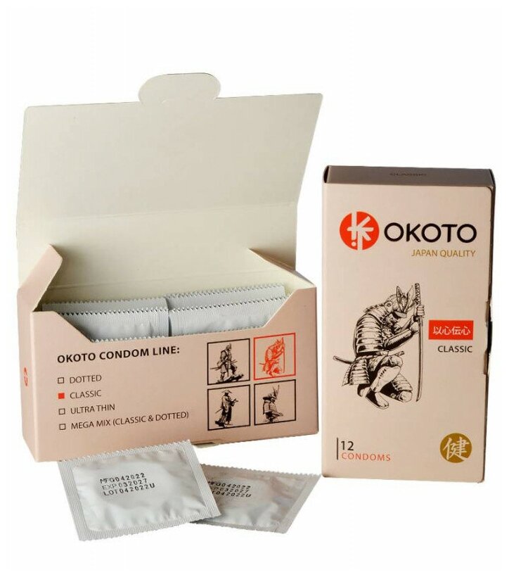 Презервативы OKOTO Classic, №12