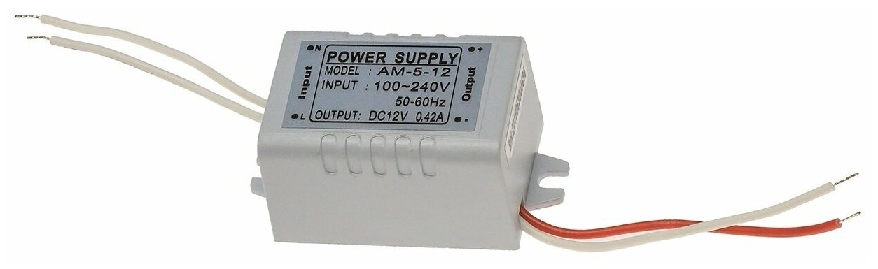 Блок питания 220V AC / 12V DC 0,42A - фотография № 3