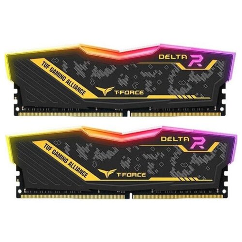 Team Group DDR4 16Gb 2x8Gb 3600MHz pc-28800 Delta R TUF Yellow CL16 tf9d416g3200hc16fdc01 625400₽