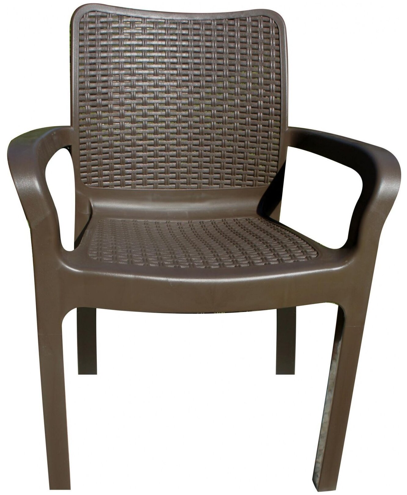 Кресло InGreen Rattan, 50,6 x 58 x 83,3 см, горький шоколад