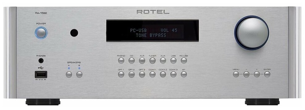 Интегральный усилитель Rotel RA-1592MKII silver