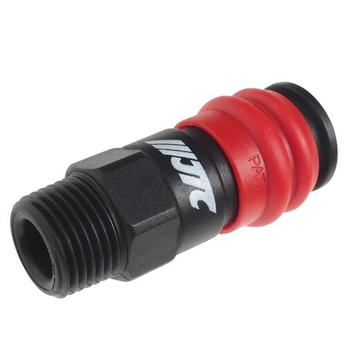 Пневморазъем, переходник JTC AUTO TOOLS JW1071-30SMC переходник для компрессора fubag наружная резьба rapid муфта 3 8m