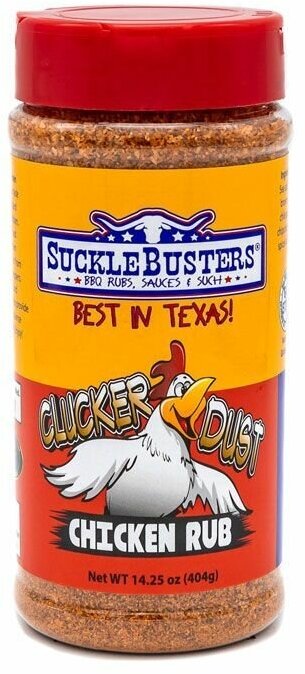 Смесь пряностей барбекю Suckle Busters Clucker Dust Chicken Rub пластиковый шейкер 404 г