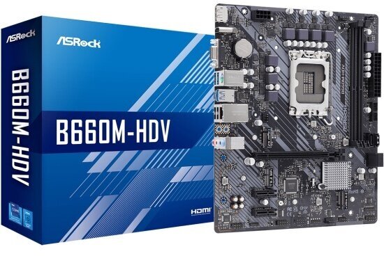 Материнская плата Asrock B660M-HDV (LGA1700, mATX)