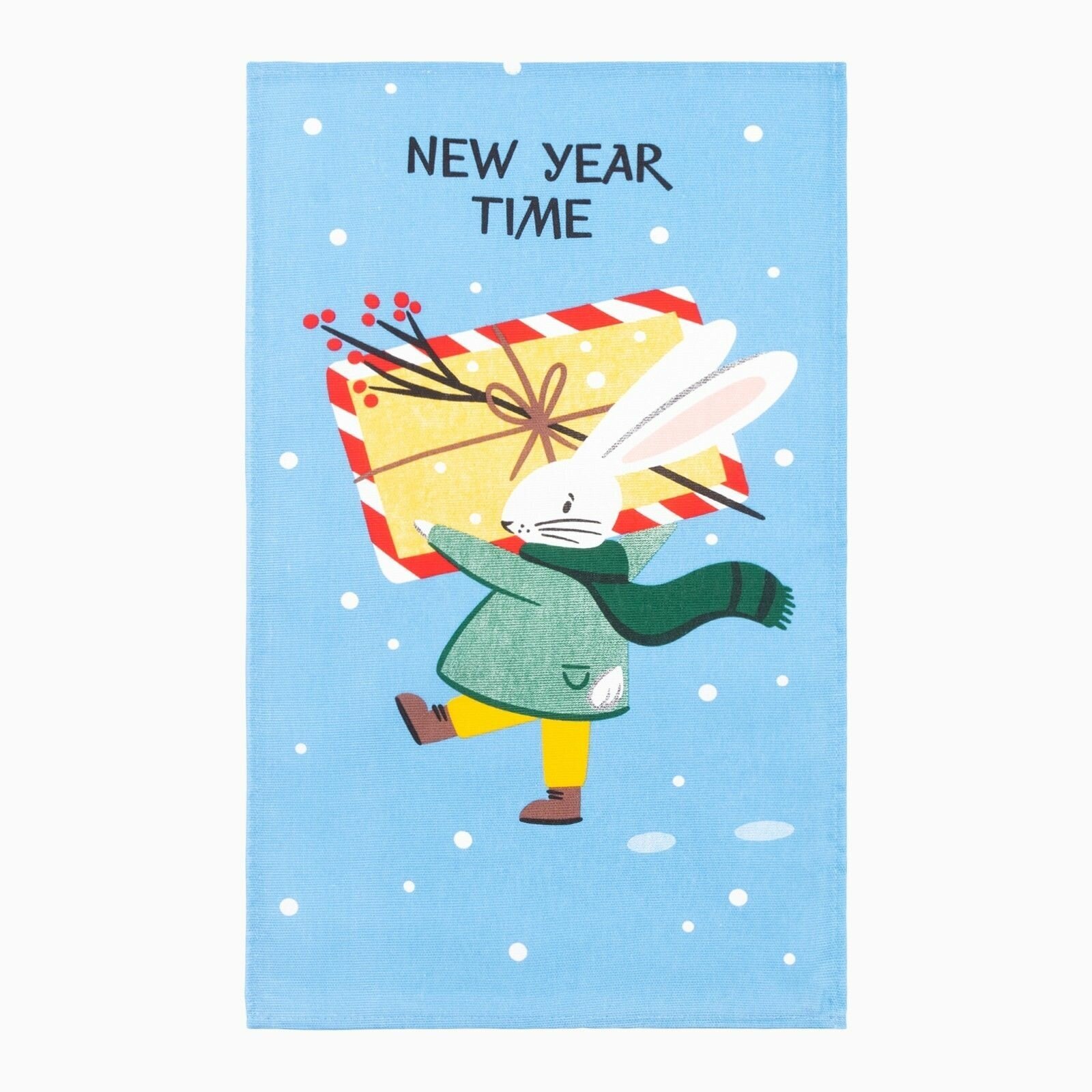 фото Полотенце Доляна New Year couple 35х60 см, 100% хлопок, 160 г/м2