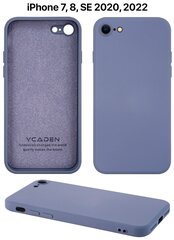 Защитный чехол на айфон 7, айфон 8, айфон SE 2020, 2022 силиконовый противоударный бампер для iphone 7, iphone 8, iphone SE с защитой камеры серый