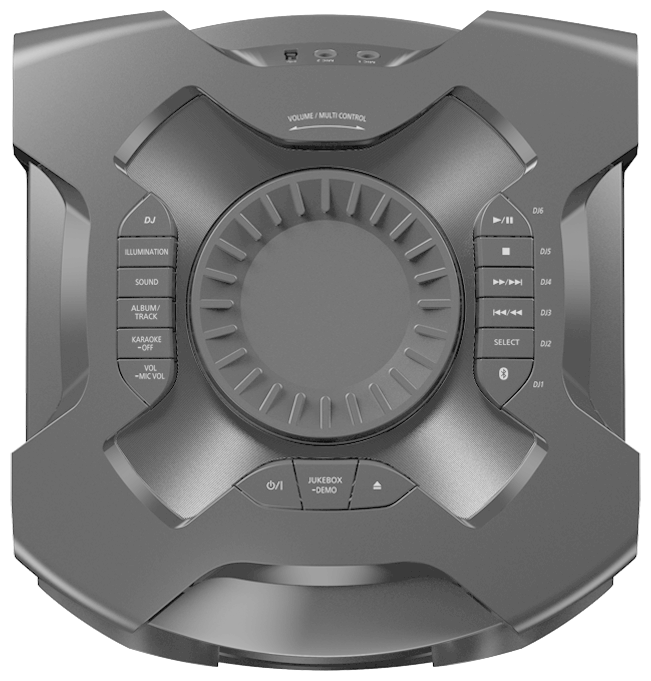 Минисистема Panasonic черный 300Вт/CD/CDRW/FM/USB/BT - фото №2